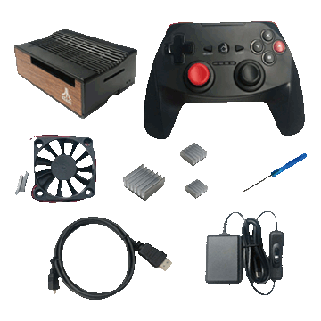 Micro Center Atari Retro Gaming Accessory Kit for Raspberry Pi 4