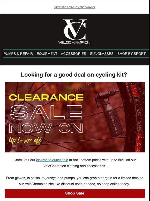 Winter clearance sale now on...