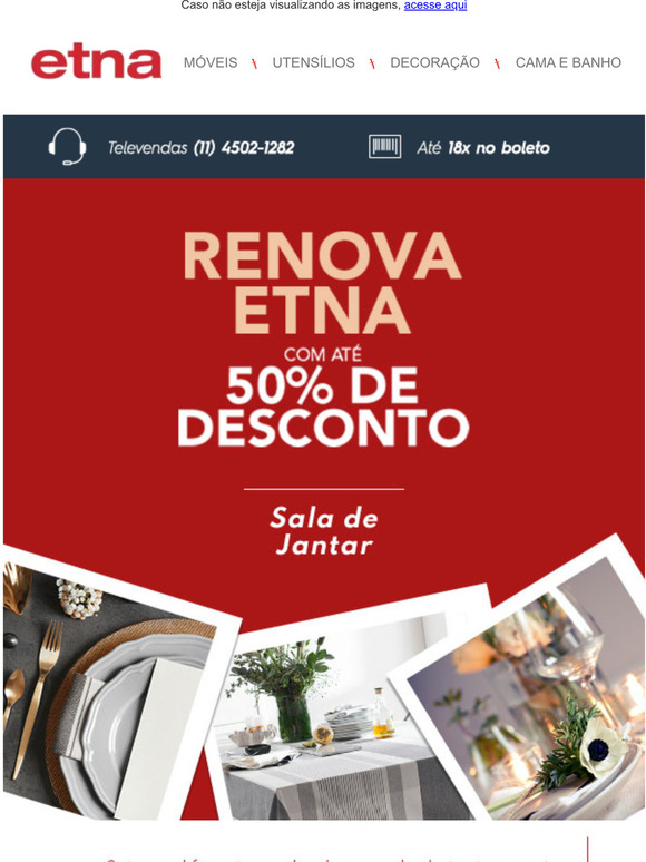 At 50% em Mveis para Sala de Jantar