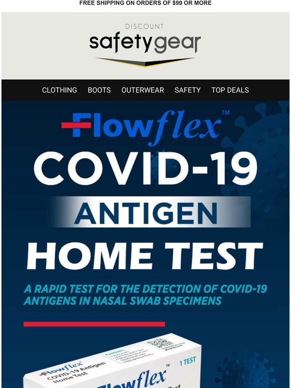 Discount Safety Gear Looking for in stock Covid19 Tests? Milled