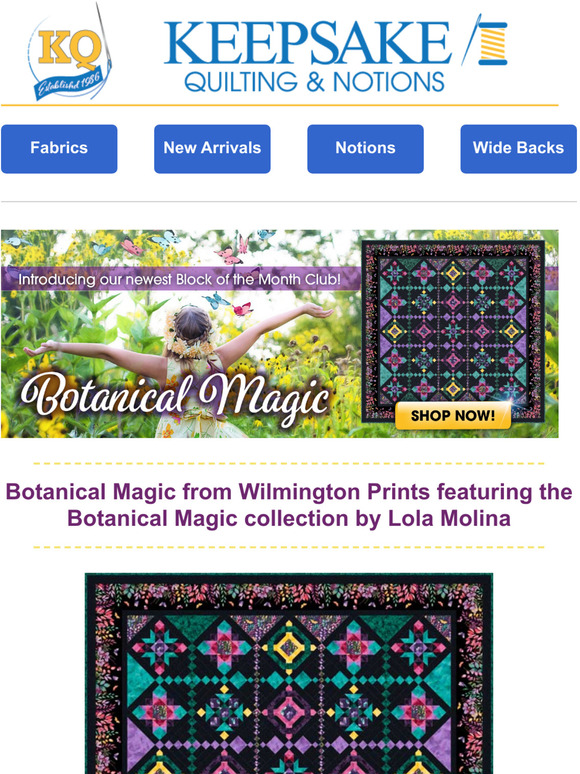 Keepsake Quilting Kaye England's newest Block of the Month Pathways