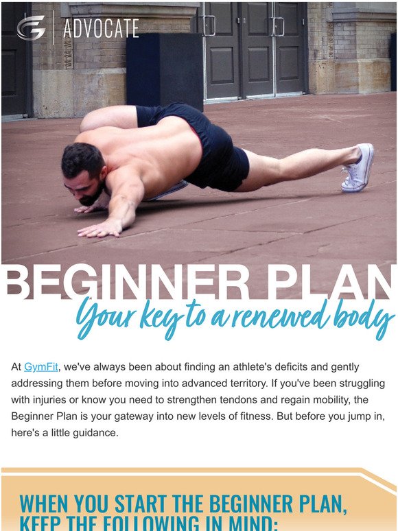 The Beginner Plan: Your Guide to a Renewed Body