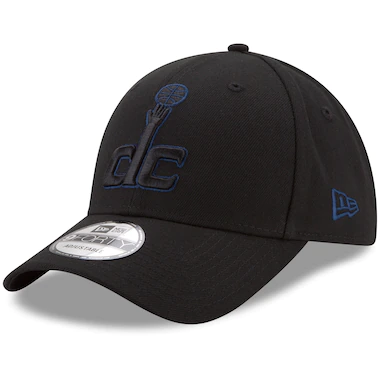 Men's New Era Black Washington Wizards 9FORTY Adjustable Hat