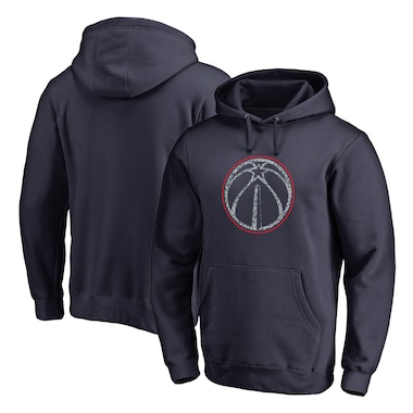 Men's Fanatics Branded Navy Washington Wizards Static Logo Pullover Hoodie
