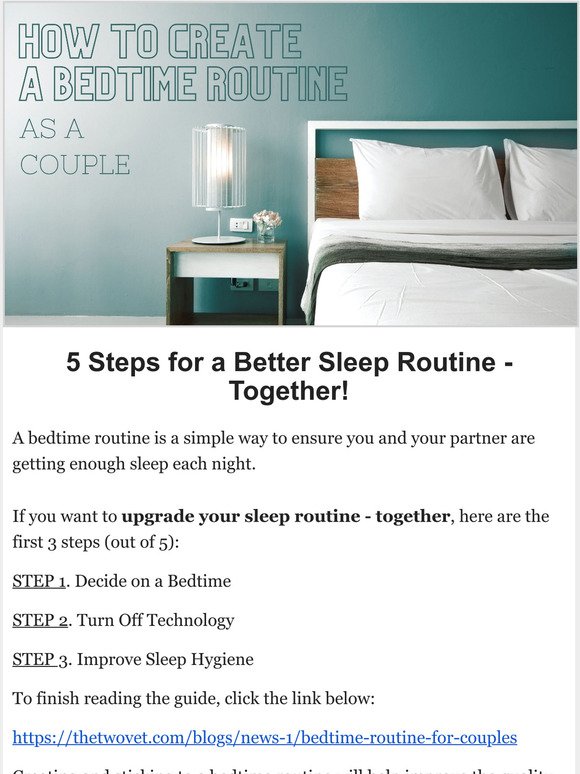 Want to upgrade your sleep routine?