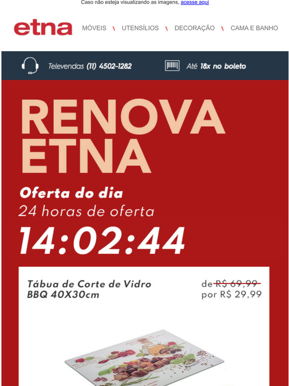 Oferta do dia: Tbua por apenas R$29,99