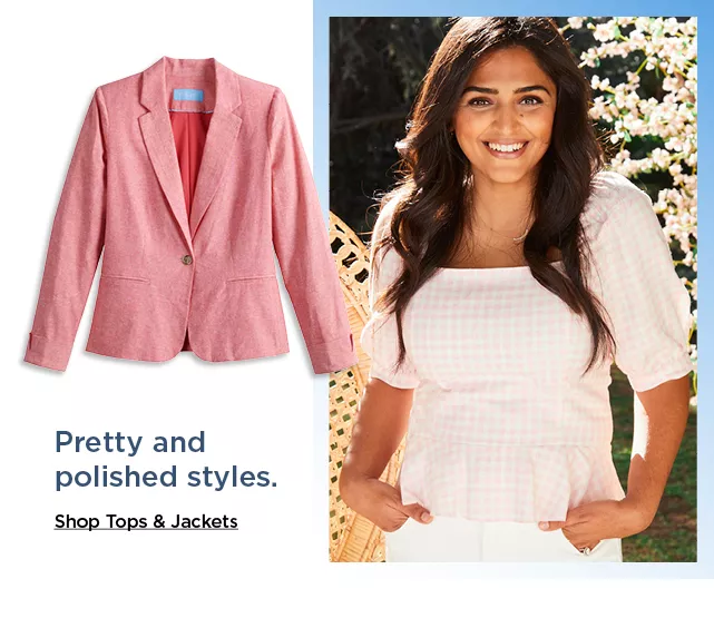 shop draper james RSVP tops and jackets for women
