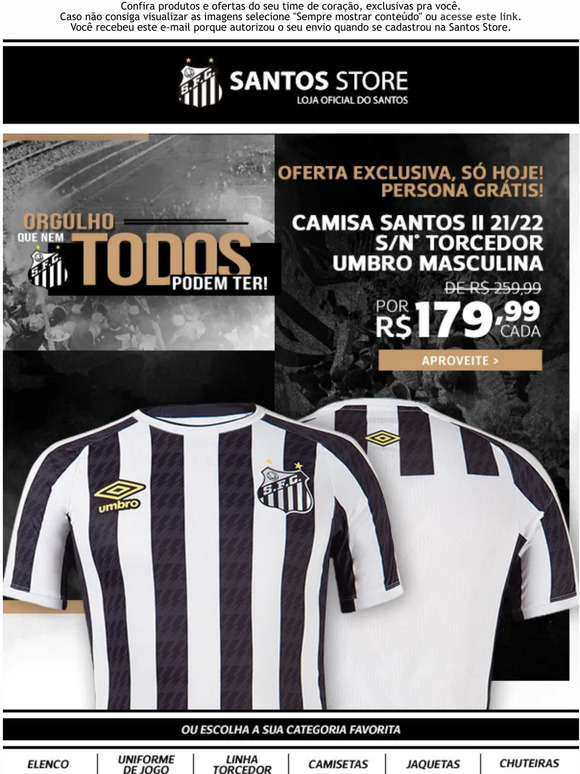  S HOJE CAMISA II  R$ 179,99 COM FRETE GRTIS