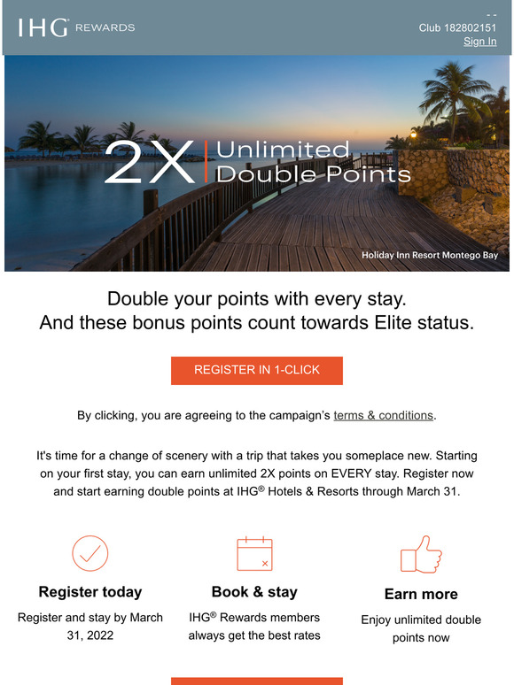 Intercontinental Hotels CJ: Here's how to earn unlimited 2X points | Milled