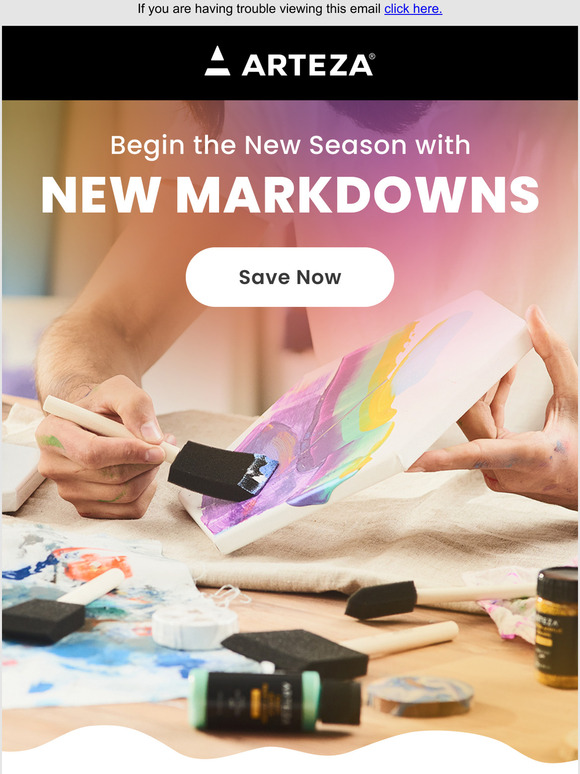 Arteza® Art Supplies Email Newsletters Shop Sales, Discounts, and