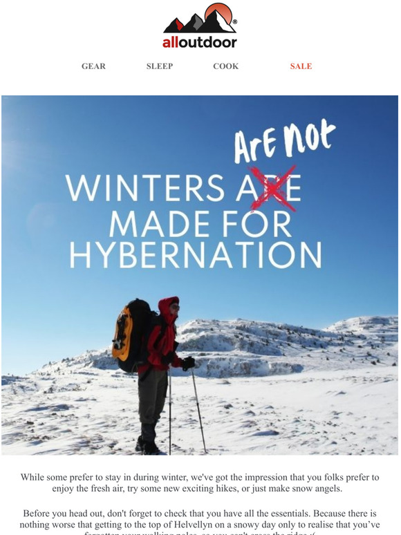 Winter hiking must-haves  