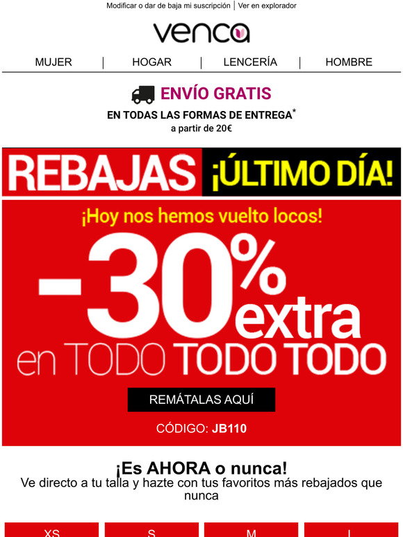 Novedades para hombre - Compra online en Venca