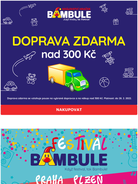 U pouze dnes! Doprava nad 300k zdarma