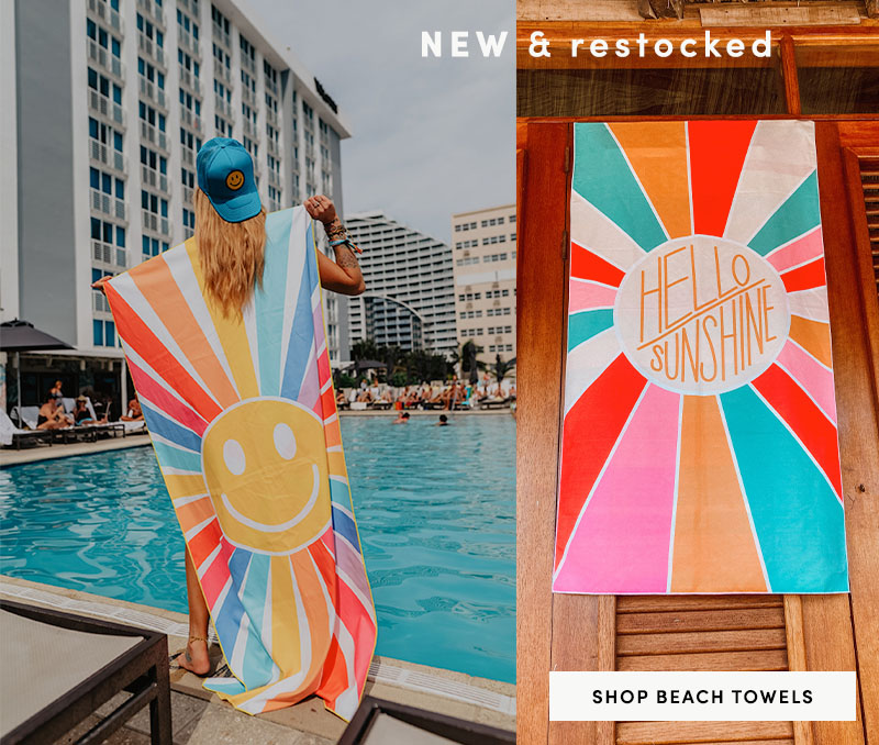 new & restocked towels