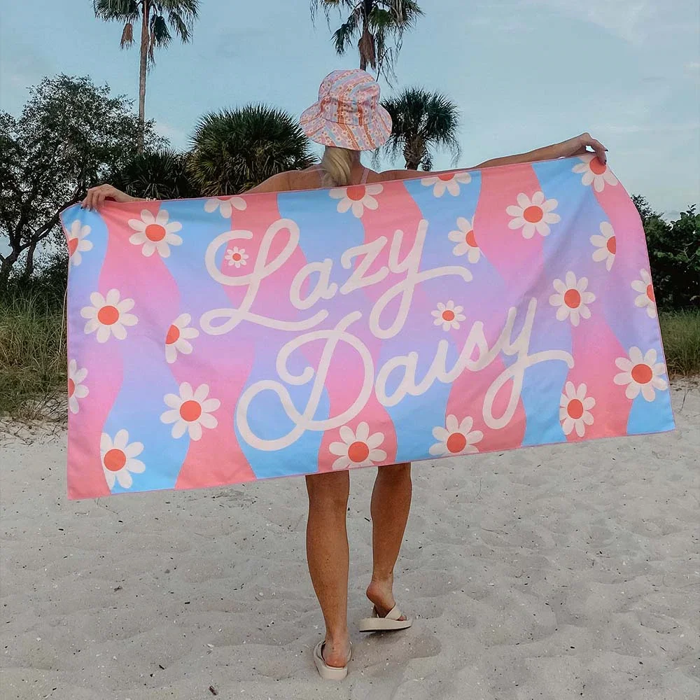 Image of Lazy Daisy Quick Dry Beach Towel
