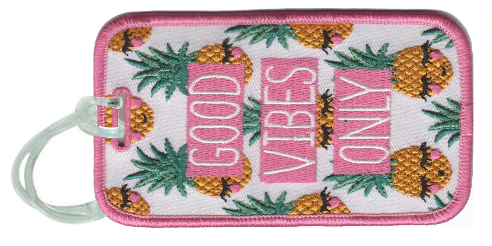 Image of Good Vibes PINEAPPLE Luggage Tags
