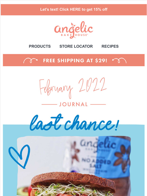 Shop Our Bread On Amazon | February Journal