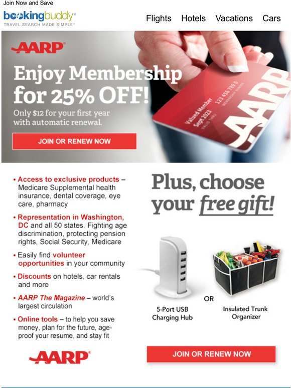March Offer from AARP