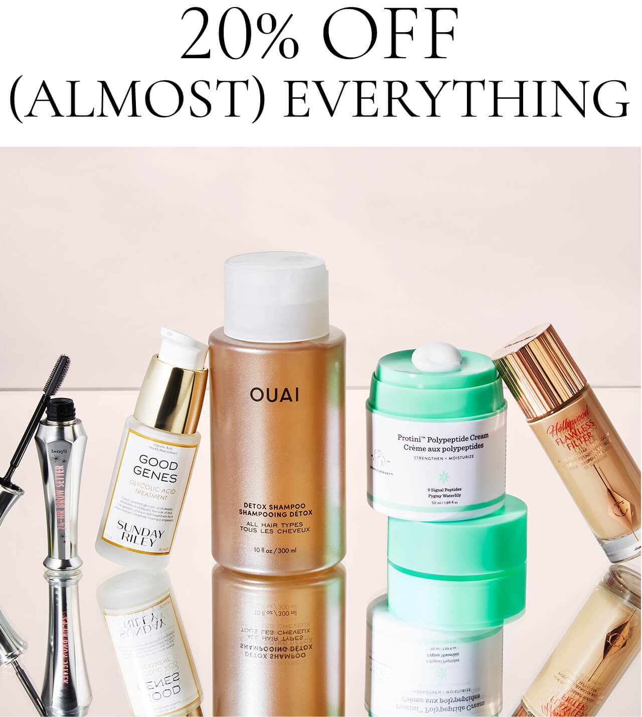 20% OFF (ALMOST) EVERYTHING