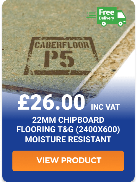 22mm Chipboard Flooring T&G (2400x600) Moisture Resistant