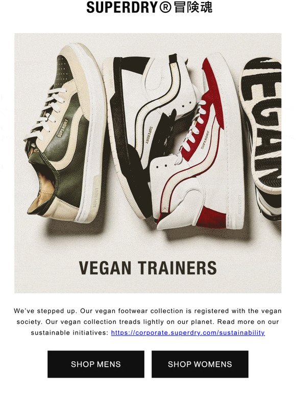 Our latest vegan trainers have just dropped
