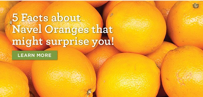 5 Facts about Navel Oranges that might surprise you.