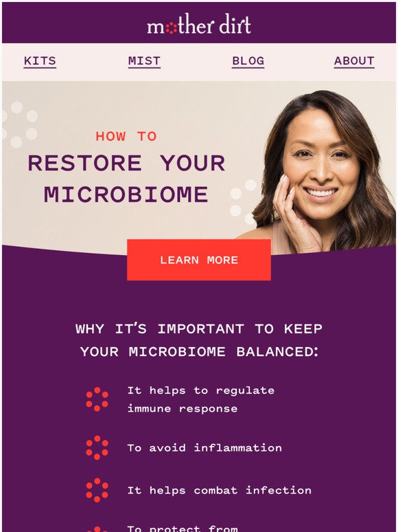 How to restore your microbiome...