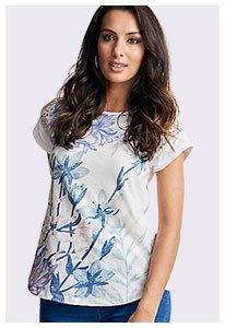 together-print-lace-trim-top