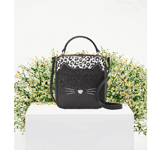 Kate Spade New York hi, cat lovers we just dropped a bag you'll love
