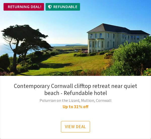 Contemporary Cornwall clifftop retreat near quiet beach - Refundable hotel