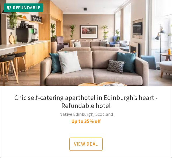 Chic self-catering aparthotel in Edinburgh’s heart - Refundable hotel