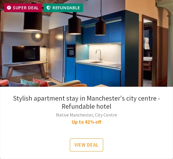 Stylish apartment stay in Manchester's city centre - Refundable hotel