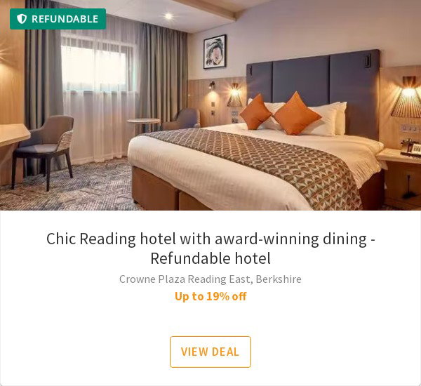 Chic Reading hotel with award-winning dining - Refundable hotel