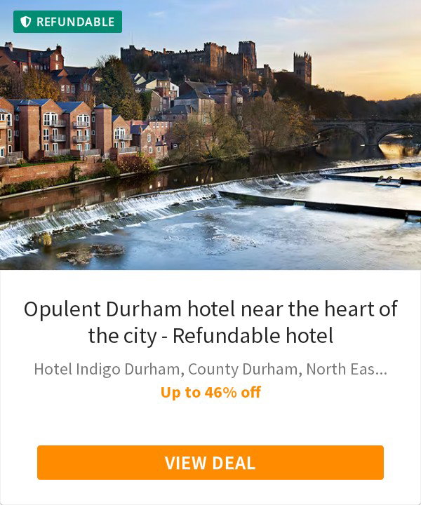 Opulent Durham hotel near the heart of the city - Refundable hotel