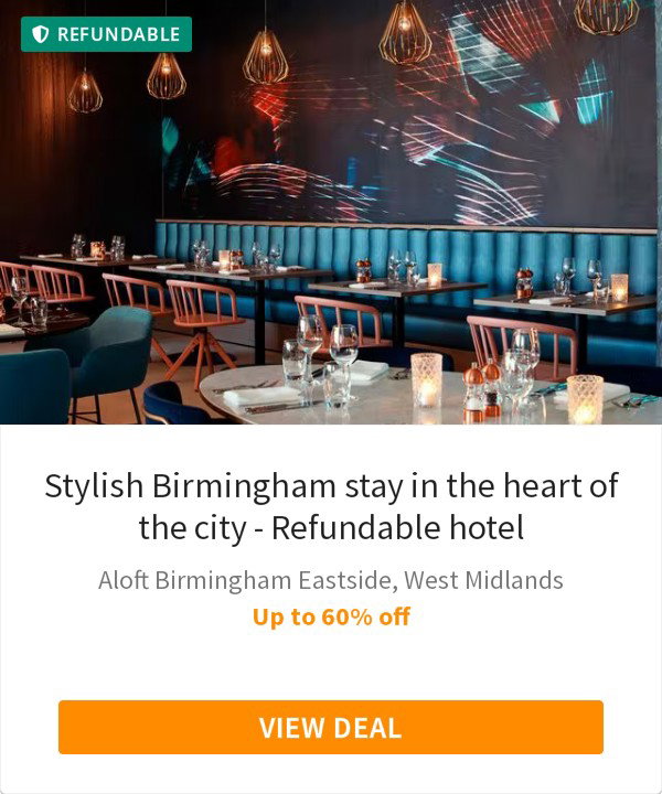 Stylish Birmingham stay in the heart of the city - Refundable hotel