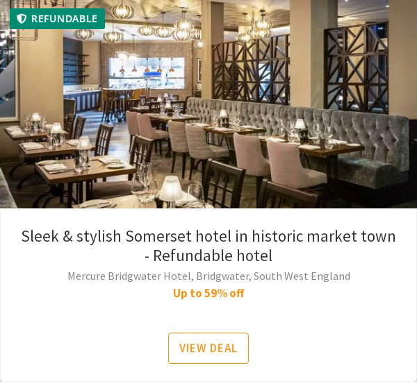 Sleek &amp; stylish Somerset hotel in historic market town - Refundable hotel