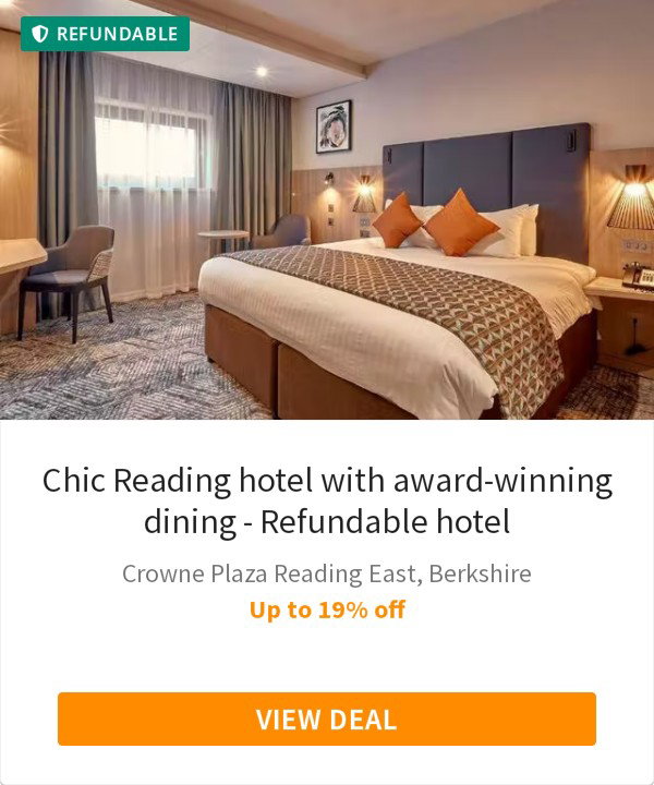 Chic Reading hotel with award-winning dining - Refundable hotel