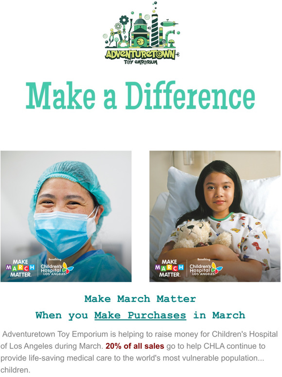 Shop now to support Children's Hospital Los Angeles
