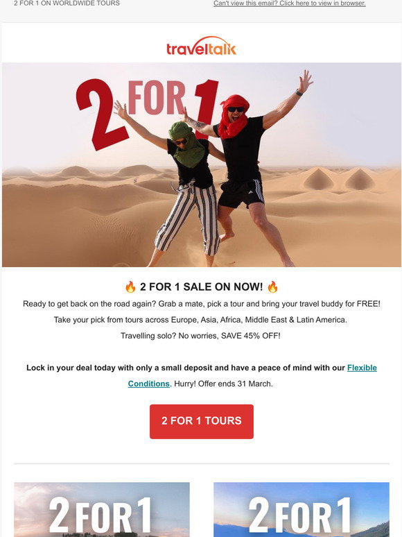 One Travel - Latest Emails, Sales & Deals