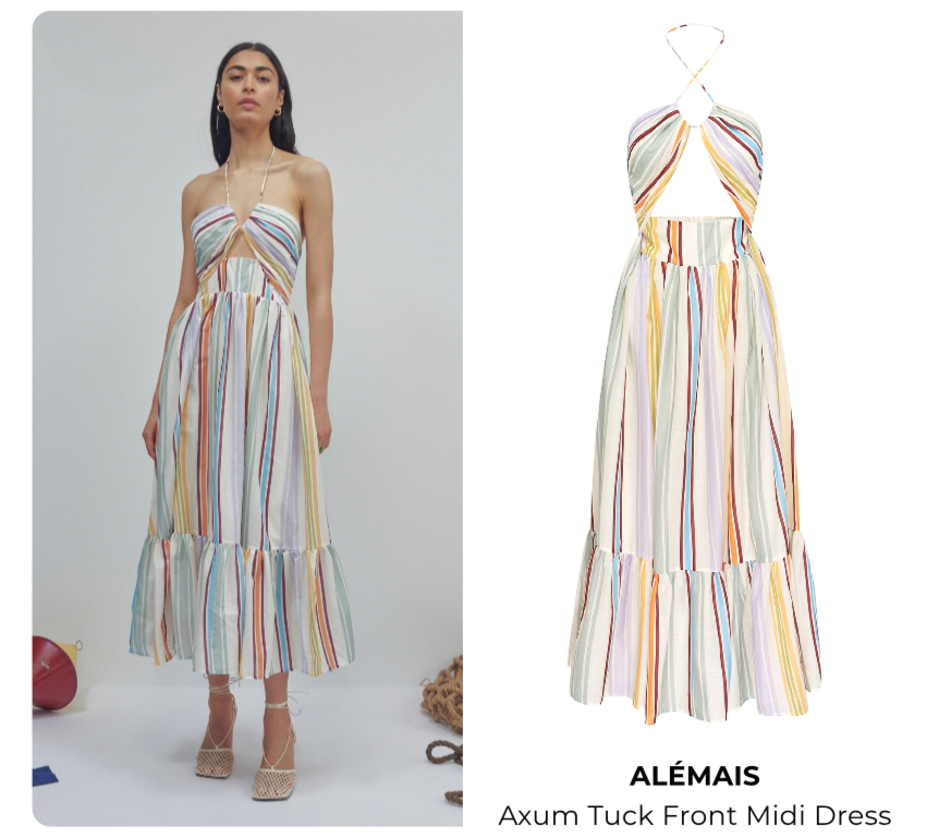 knee length dresses for ladies BATH HOUSE MIDI DRESS