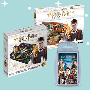 HP Ultimate Trivial Pursuit, Witches/Wizards TT, Hogwarts Puzzle