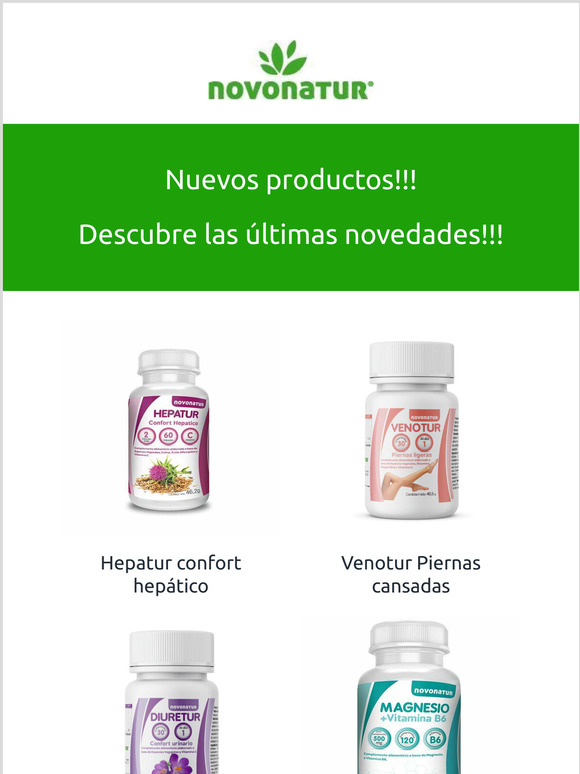 Hola amig@s , te presentamos los nuevos productos novonatur