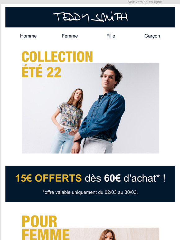 Les beaux jours arrivent ! - Offre sur notre nouvelle collection