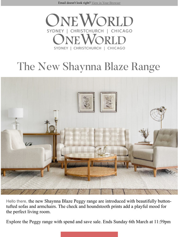 Spend and save with a new Shaynna Blaze collection