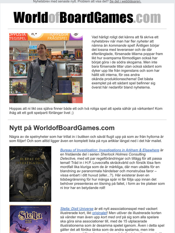 Spelvren brjar NU! - WorldofBoardGames.com