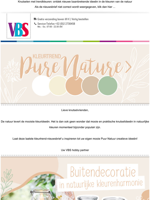 Ontdek nu de Pure Nature kleurtrend