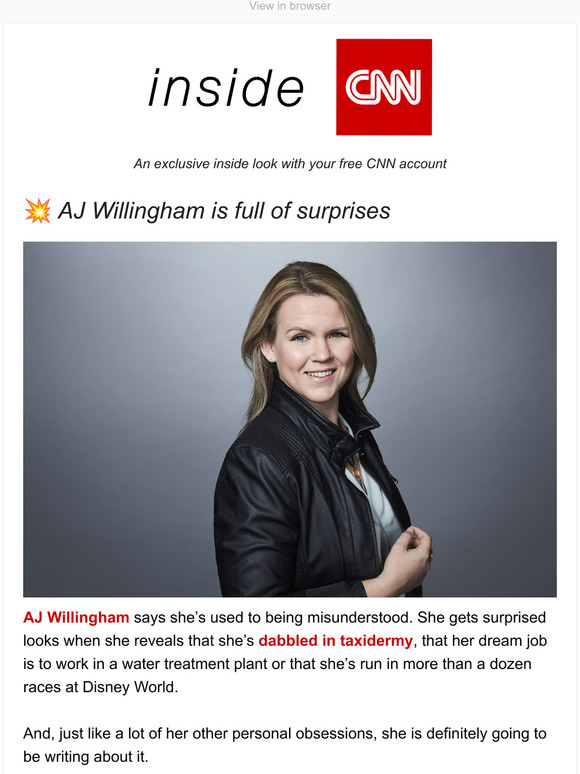 CNN: 5 Things' AJ Willingham on what inspires her | Milled