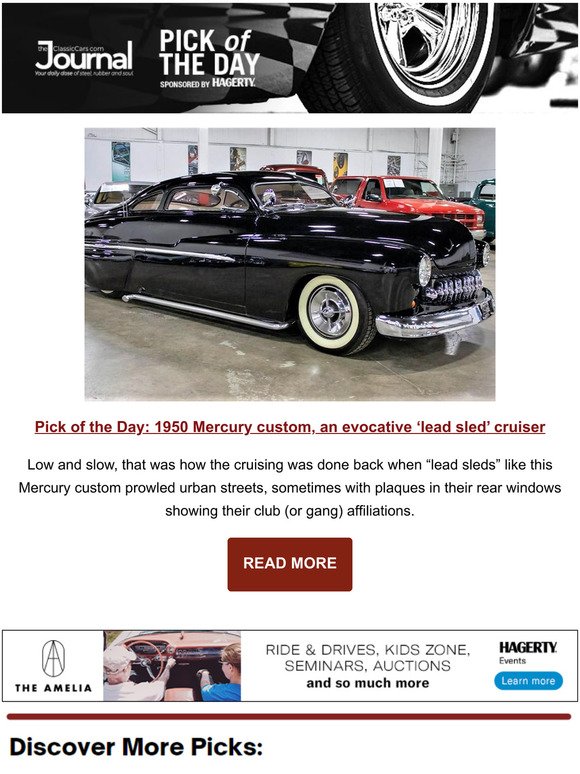 ClassicCars: Pick of the Day: 1950 Mercury custom, an evocative lead sled  cruiser