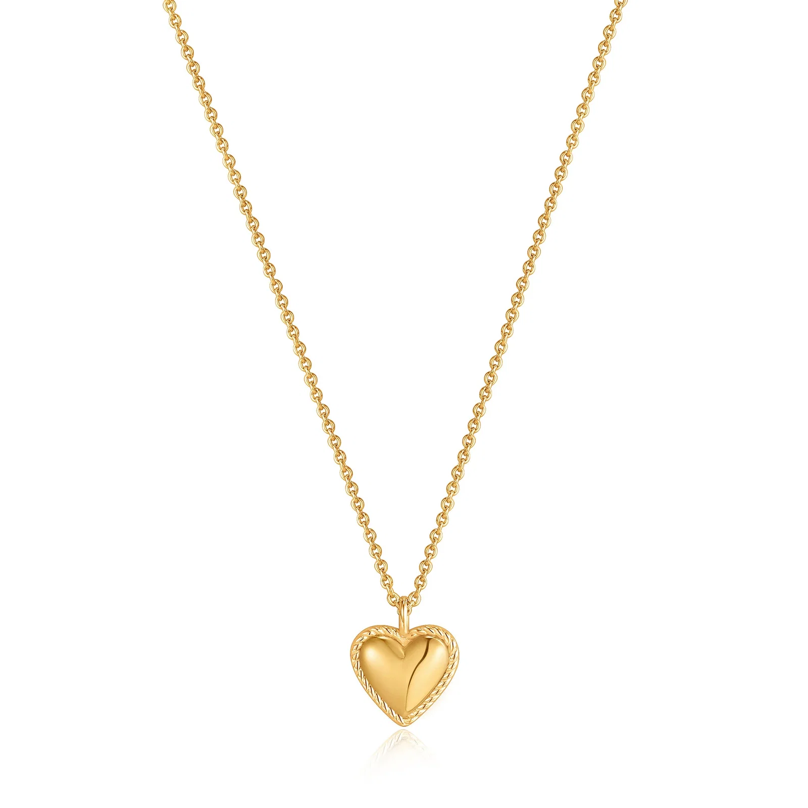 Image of Rope Heart Pendant Necklace