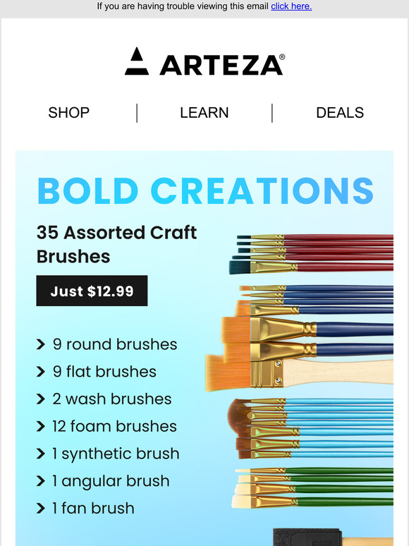 Arteza® Art Supplies Email Newsletters Shop Sales, Discounts, and